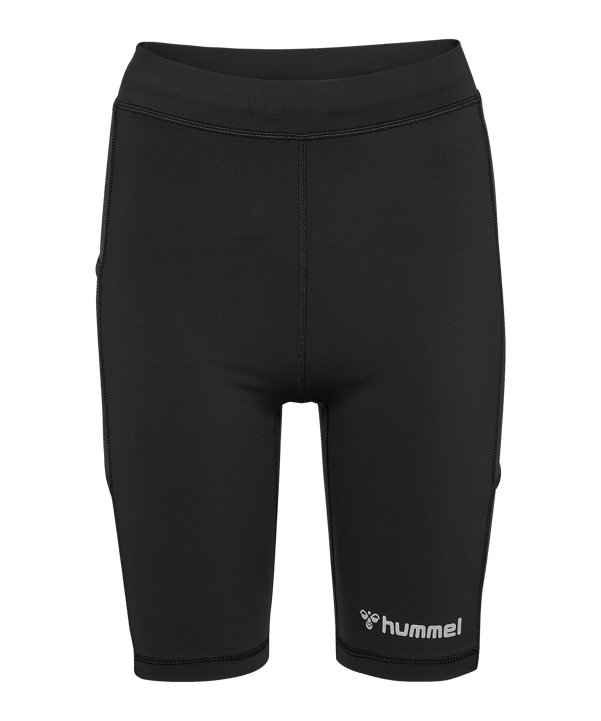 Hummel Run Short Leggings Damen Schwarz F2001 - schwarz