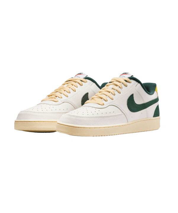 Nike Court Vision Low Beige Rot F133 - beige
