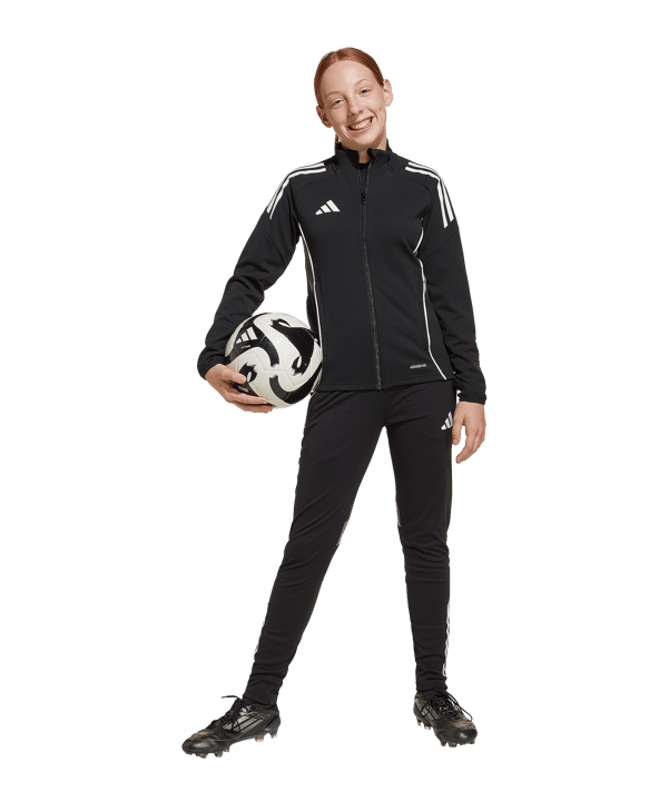 adidas Tiro 25 Competition Trainingsjacke Kids Schwarz - schwarz