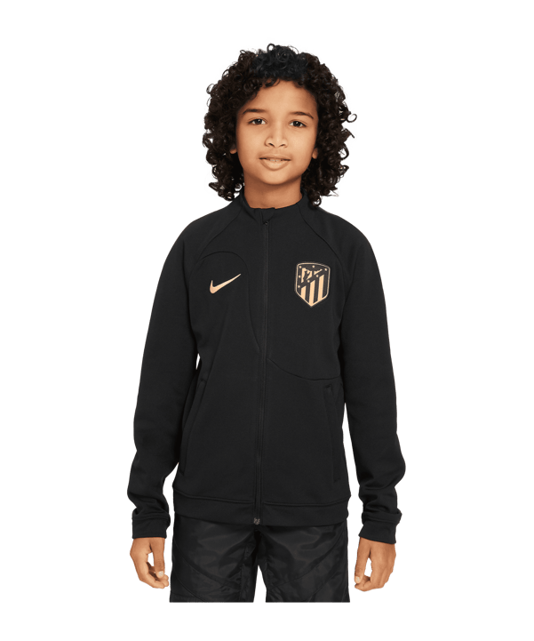Nike Atletico Madrid Academy Pro Trainingsjacke Kids Schwarz F010 - schwarz