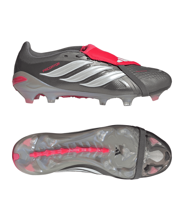 adidas Predator Pro FT FG Finisher Steel Grau - grau
