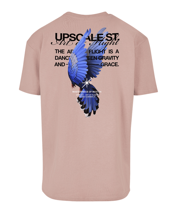 Mister Tee Motioversized T-Shirt Rosa - rosa