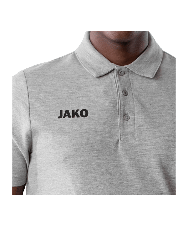 JAKO Base Polo Grijs K041 - grijs
