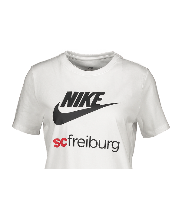 Nike SC Freiburg NSW Futura T-Shirt Damen Weiß F100 - weiss