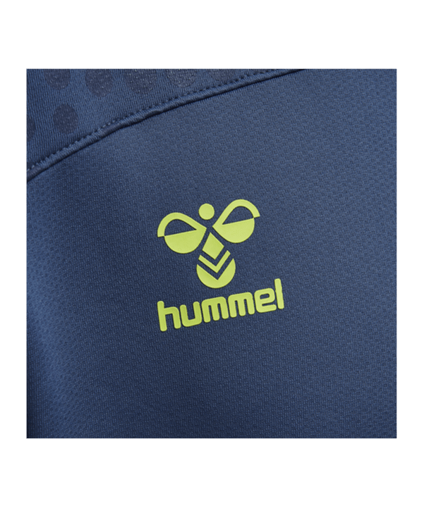 Hummel hmlLEAD Poly Hoody Blau F7642 - blau