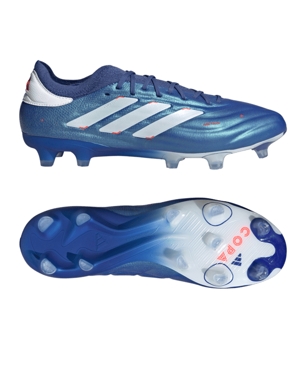 adidas COPA Pure 2+ FG Marinerush Blau Weiss Orange - blau
