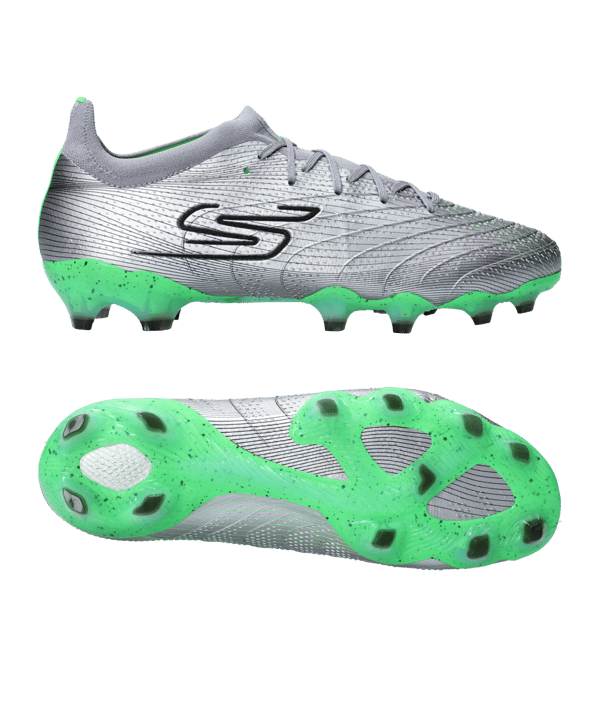 Skechers SKX 01 Low FG Laser-Comfort Silber FSLLM - silber