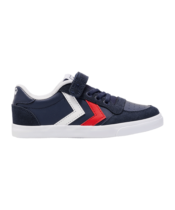 Hummel Slimmer Stadil Leather Low Kids Grau F7666 - grau