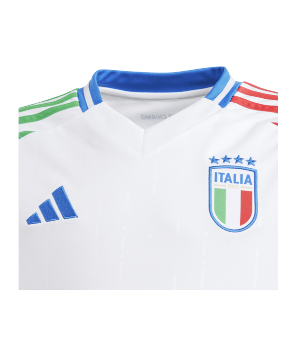 adidas Italien Trikot Away EM 2024 Kids Weiss - weiss