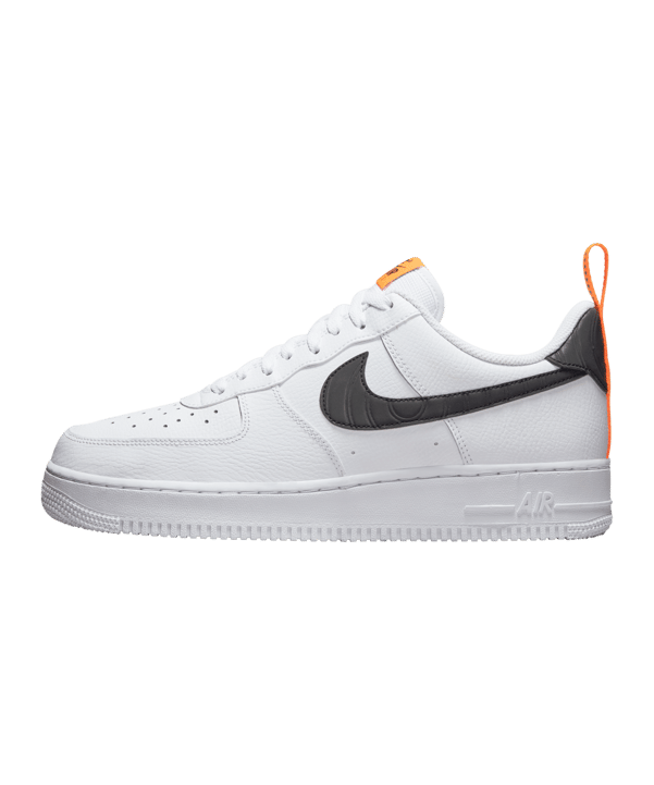 Nike Air Force 1 Weiss Schwarz F100 - weiss