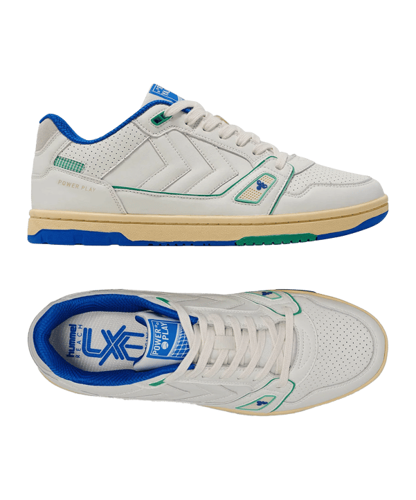 Hummel Power Play Lx-E Ap1 Sneaker Weiß F9301 - weiss