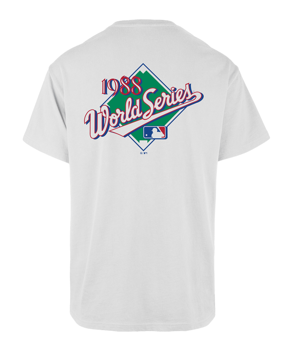 '47 Brand Los Angeles Dodgers Backer 47 ECHO T-Shirt Weiß - weiss
