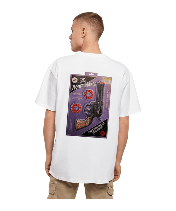 Mister Tee Money Maker Oversized T-Shirt Weiß - weiss