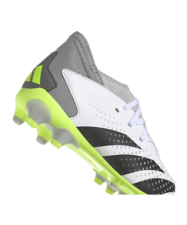 adidas Predator Accuracy.3 MG Crazyrush Kids Weiss Schwarz Gelb - weiss