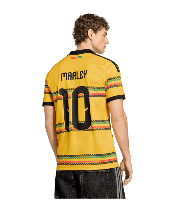 adidas JFF Jamaika Marley 10 Trikot Home WM 2026 Gelb - gelb