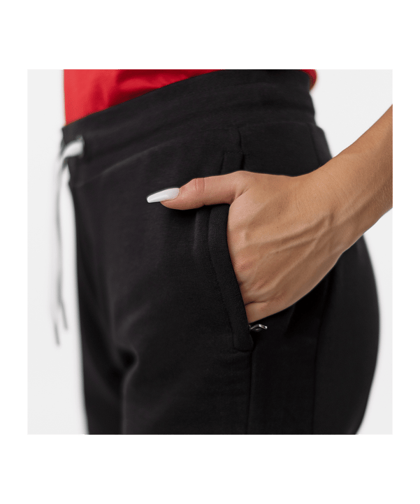 JAKO Base Short Damen Schwarz Weiss F08