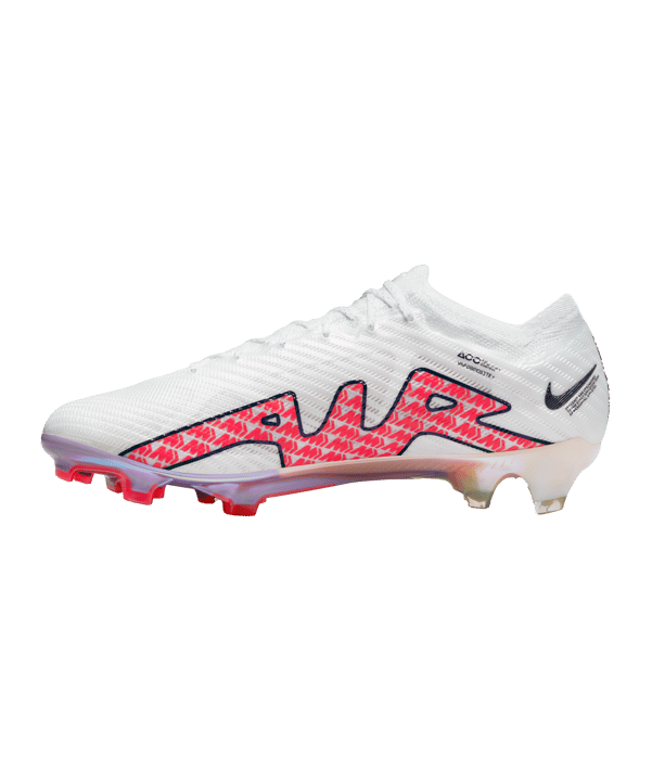 Nike Air Zoom Mercurial Vapor XV Elite FG Weiss Rot F101 - weiss