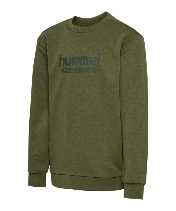 Hummel Base Sweatshirt Kids Grün F6603 - gruen