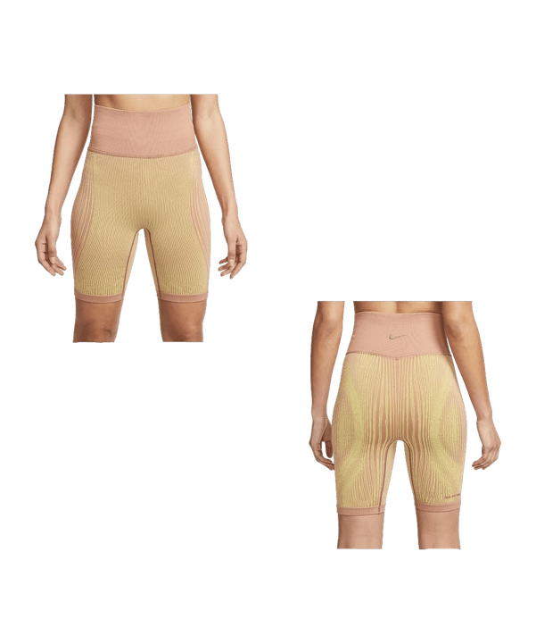 Nike ADV 7in Short Damen Rosa Gelb Grau F668