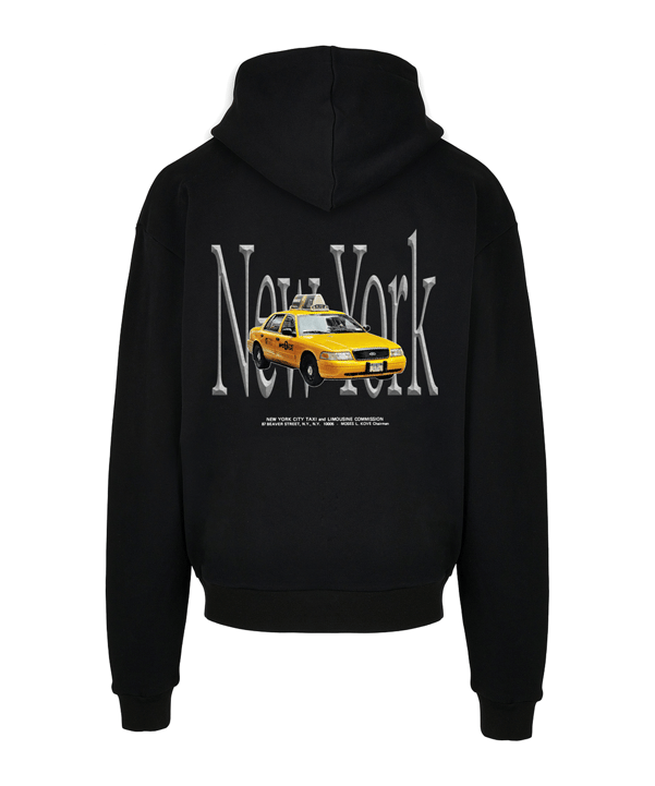 Mister Tee NY Taxi Hoody Schwarz - schwarz