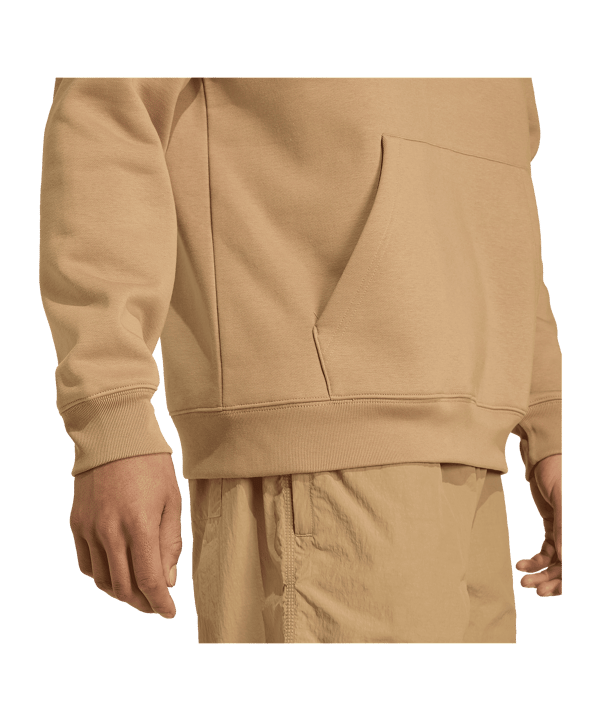 adidas Originals Trefoil Essentials Loose Hoody Braun - braun