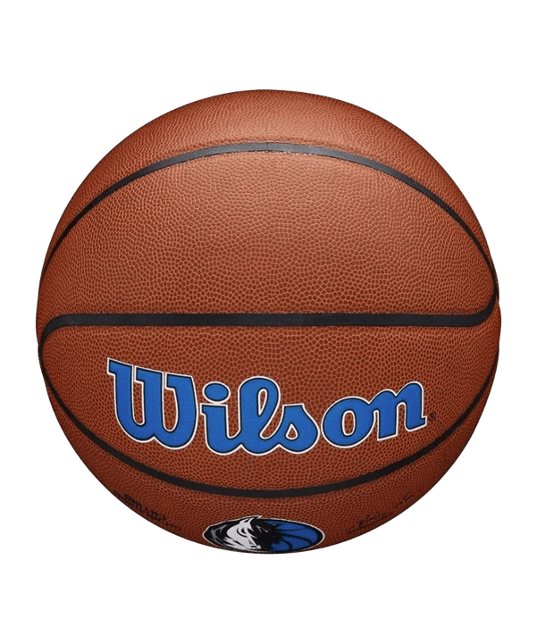Wilson NBA Dallas Mavericks Team Composite Basketball Training Ball Blau - blau
