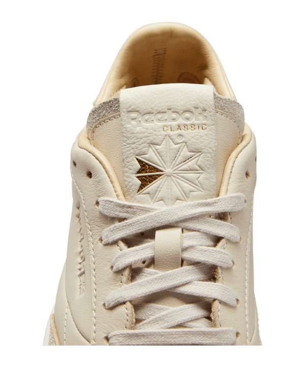 Reebok Club C Clean Damen Weiss Beige Braun - weiss