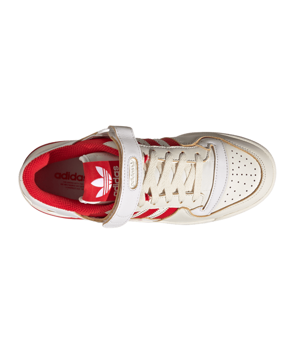 adidas Originals Forum 84 Low Damen Weiss Rot - weiss