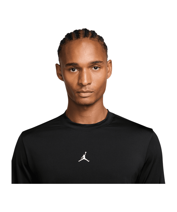 Jordan Sport Essential Longsleeve T-Shirt Schwarz F010 - schwarz