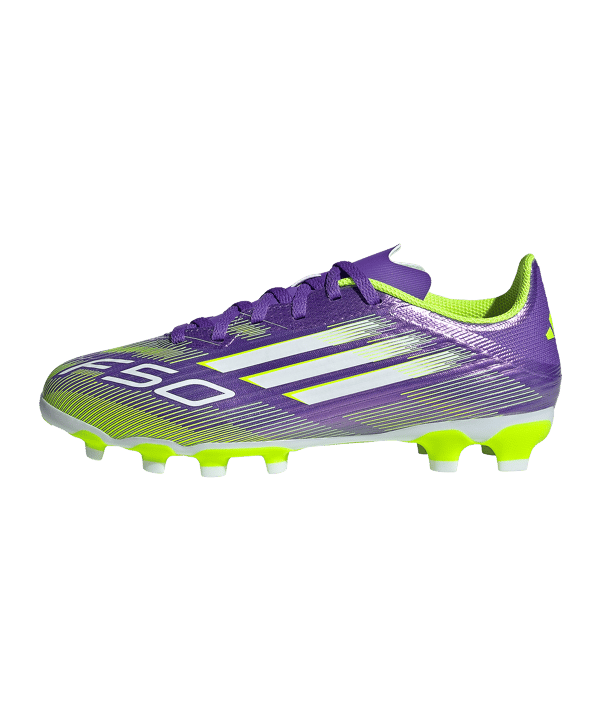 adidas F50 League MG Radiant Blaze Kids Lila - lila