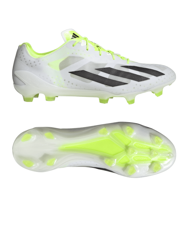 adidas X Crazyfast+ FG Crazyrush Weiss Schwarz Gelb - weiss