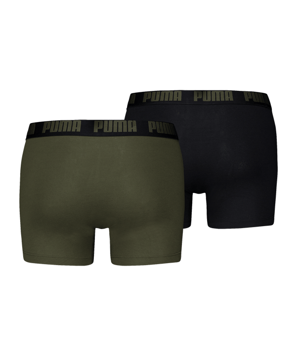 PUMA Everyday Basic 2P Boxershort Grün F014 - gruen