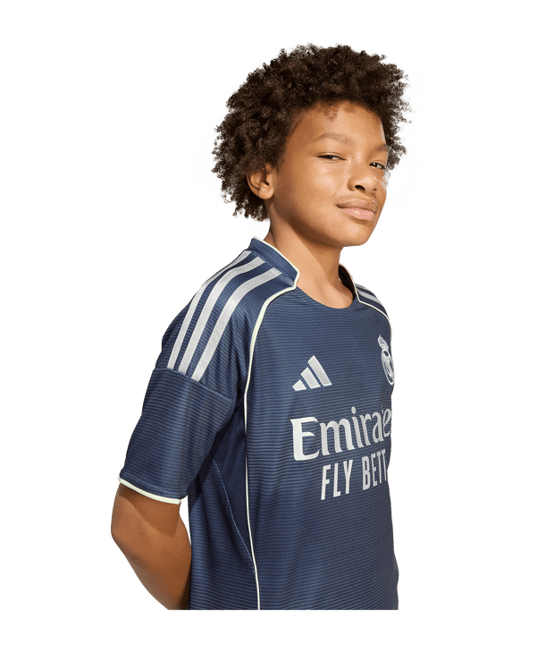 adidas Real Madrid Trikot Away 2025/2026 Kids Blau - blau