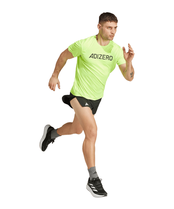 adidas Adizero Split Short Schwarz - schwarz