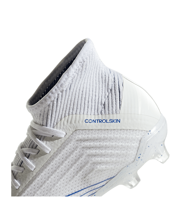 adidas Predator Virtuso 19.1 FG J Kids Weiss Blau - weiss