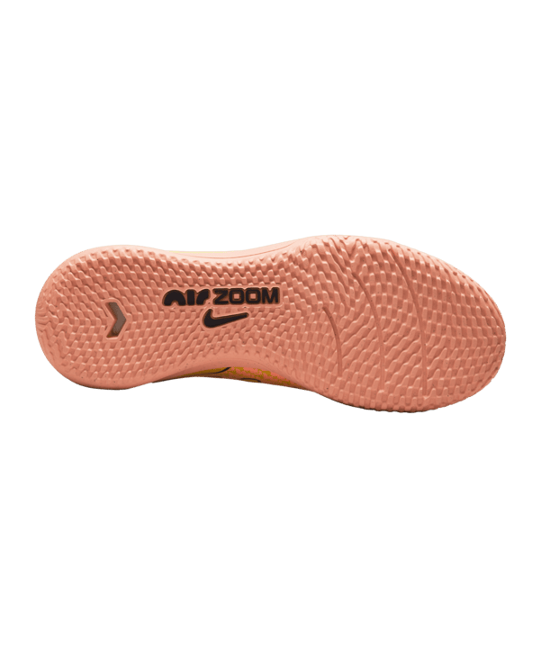 Nike Jr Air Zoom Mercurial Vapor XV Academy IC Halle Kids Gelb Lucent Rosa F780 - gelb
