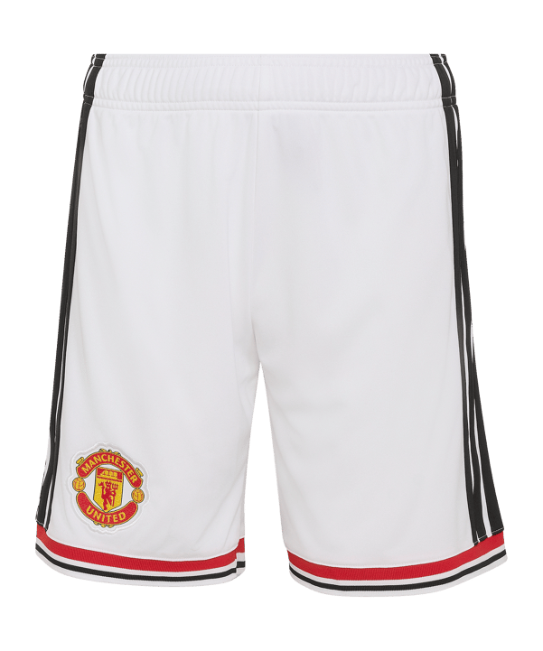 adidas Manchester United Short Home 2026/2027 Kids Weiß - weiss