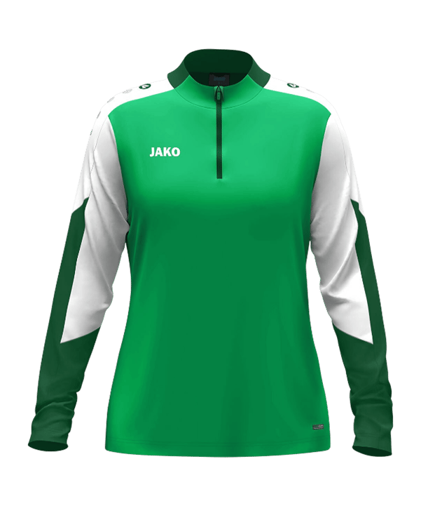 JAKO Dynamic Ziptop Sweatshirt Damen Grün F204 - gruen