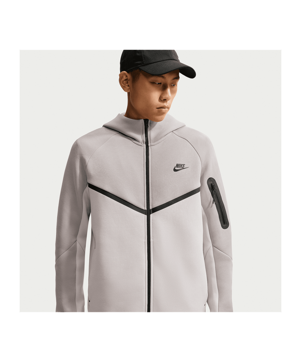 Nike Tech Windrunner Jas met capuchon Grijs K009 - grijs