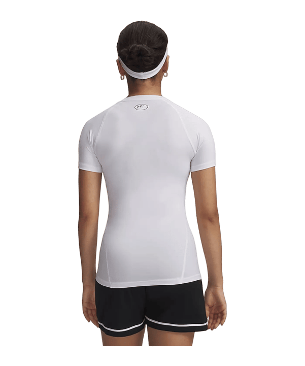Under Armour HG Authentics Comp T-shirt Donna Bianco C101 - bianco