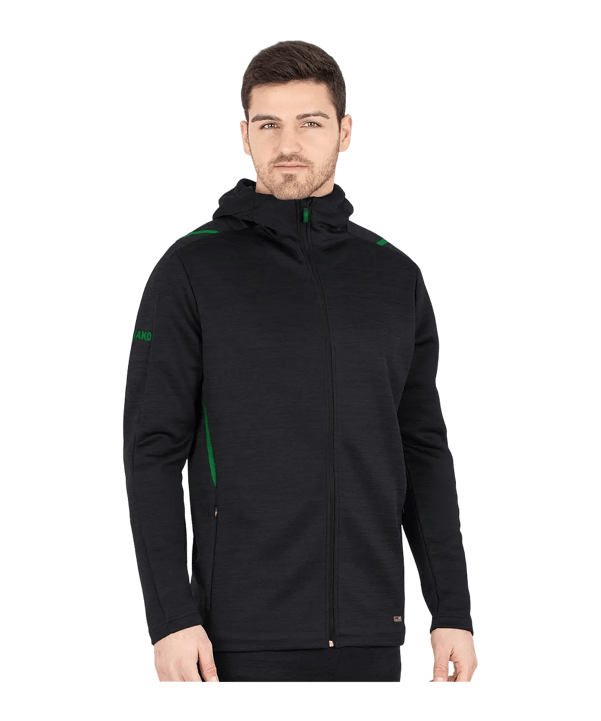 JAKO Challenge Freizeit Kapuzenjacke Grün F503