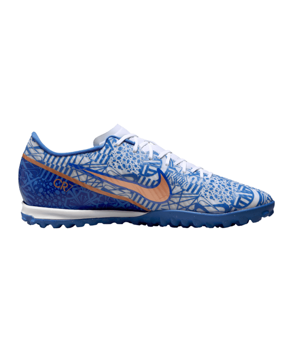 Nike Air Zoom Mercurial Vapor XV Academy CR7 TF Weiss Kupfer F182 - weiss