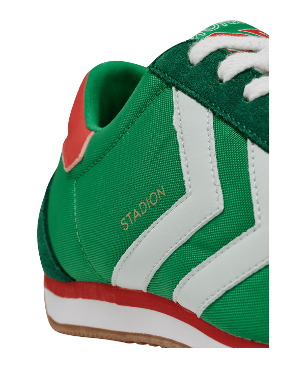 hummel Stadion Nylon Sneaker Grün F6132 - gruen
