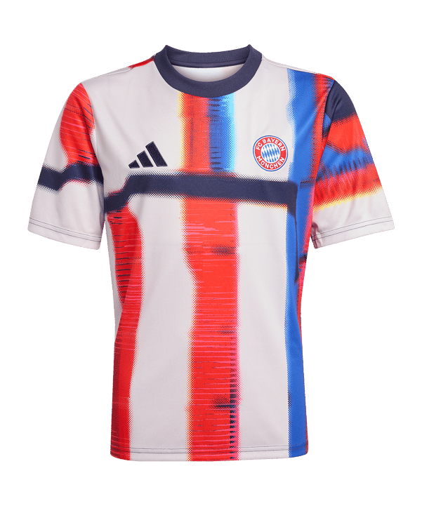 adidas FC Bayern München Prematch T-Shirt 2025/2026 Kids Blau - blau