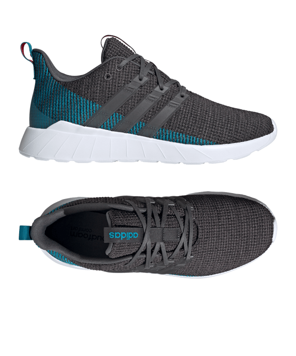 adidas Questar Flow Grau Blau - grau