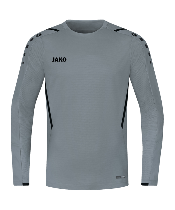 JAKO Challenge Sweatshirt Grau Schwarz F841 - grau