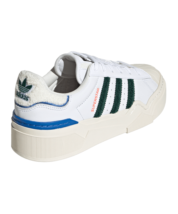 adidas Originals Superstar BonegaDamen Weiss Grün - weiss