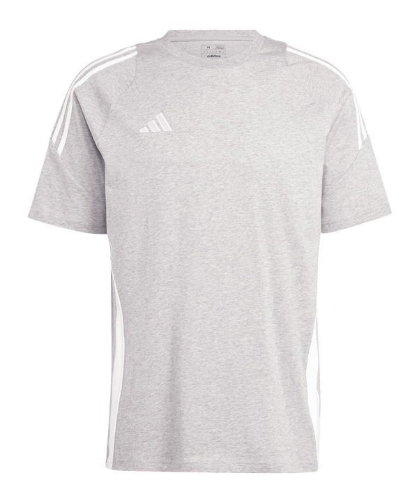 adidas Tiro 24 T-Shirt Grau Weiss - grau