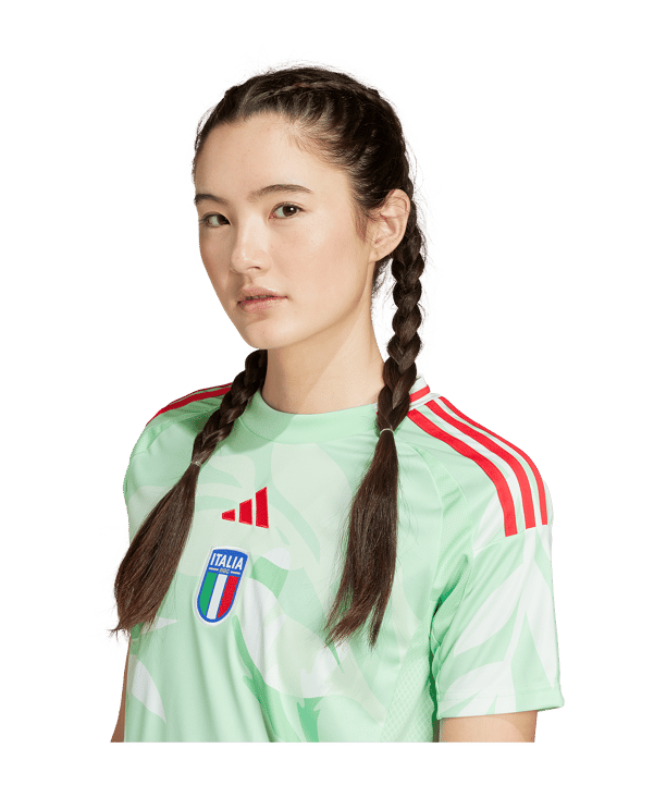 adidas Italien Trikot Auswärts EM 2025 Damen Grün - gruen