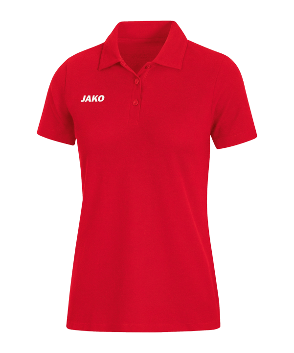 JAKO Base Poloshirt Damen Rot F01 - rot